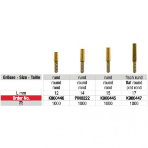 PERNI DOWEL 17mm 1000pz...