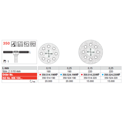 DISCHI 350.514.220 DIAM.HP...