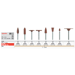 ABRASIVI 0044 pz.12 MARRONE...