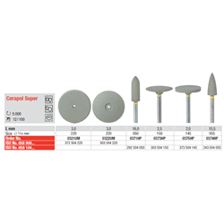 ABRASIVI 0374 CERAPOL pz.12...
