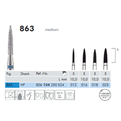 PUNTE DIAM.863.104.025 Pz.5...